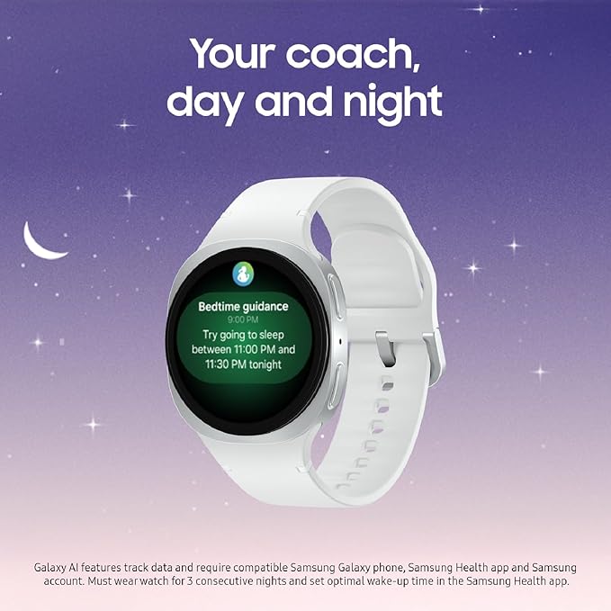 Samsung Galaxy Watch 8 44mm Bluetooth Smartwatch, Cushion Design, Fitness - Image 2