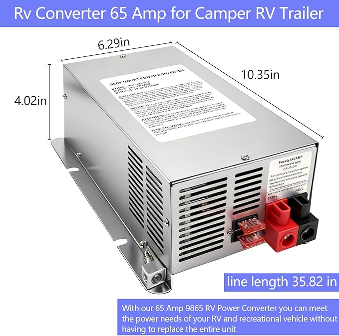  WF-9865 65 Amp Power Converter, Rv Power Converter, WF-9865-AD - Image 3