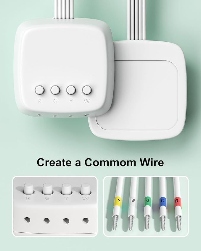 WUKUR Power Extender Kit for ecobee Smart Thermostat Premium, C-Wire Adapter - Image 4