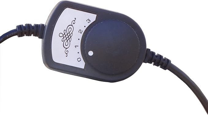 Hydromist Oscillating Wall Mounted Outdoor-Rated Fan, 3-Speed Control on Cord - Image 3