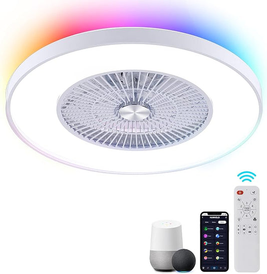 HUMHOLD 24" Bladeless Ceiling Fans by HUMHOLD