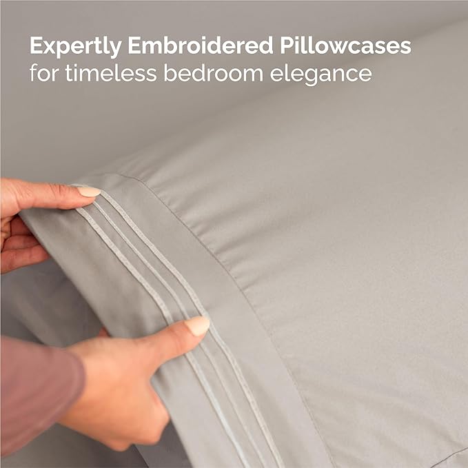 Split King Size 5 Piece Sheet Set - Image 6