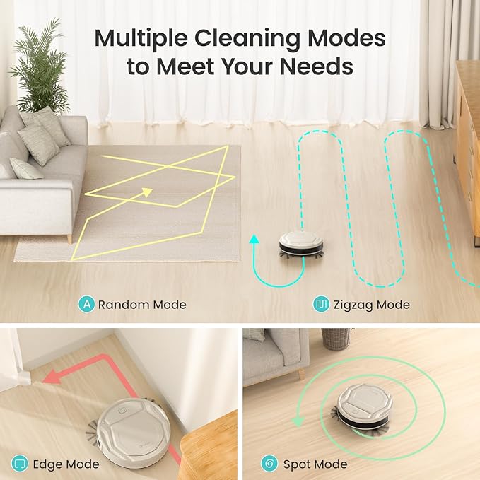 Lefant Robot Vacuum, Slim Quiet, 3 Adjustable Strong Suction Levels, Robot - Image 7