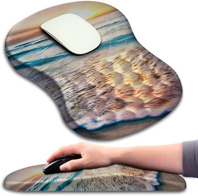 KUOSGM Mouse Pad Wrist Support, Ergonomic Mouse Pad by KUOSGM