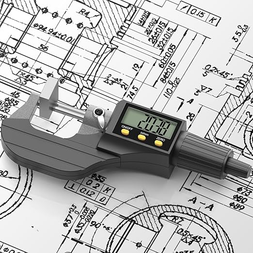 HDLKNAK Digital Outside Micrometer, 0.00005"/0.001mm Precision, Inch/Metric - Image 4