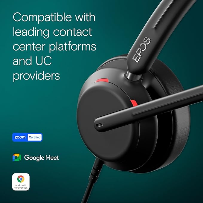 EPOS Impact 760 Dual-Sided USB-C and USB-A Wired Office Headset - Image 4