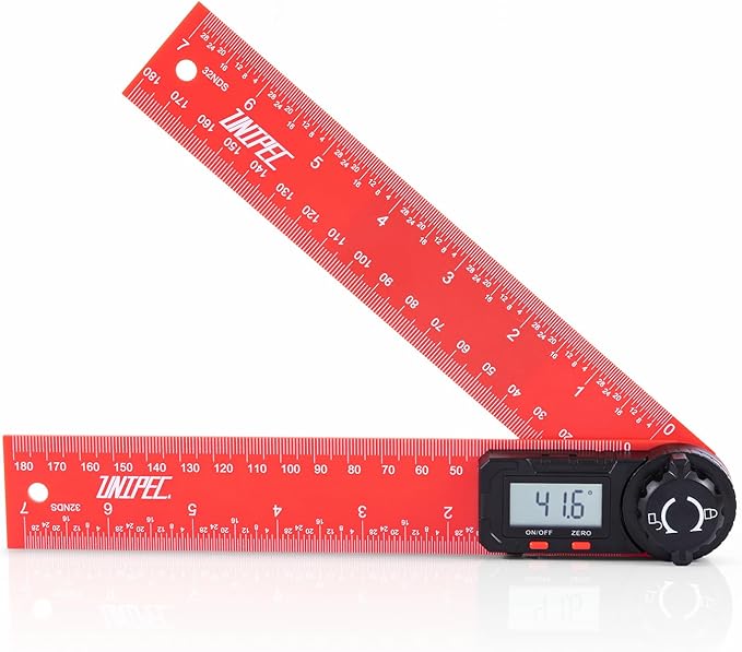Digital Angle Finder Protractor, Angle Finder Ruler by UNIPEC