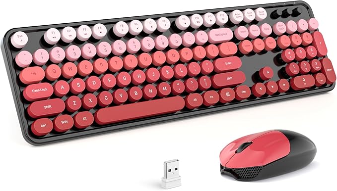MOFII Wireless Keyboard and Mouse Combo, Full Size 2.4G Plug and Play by MOFII
