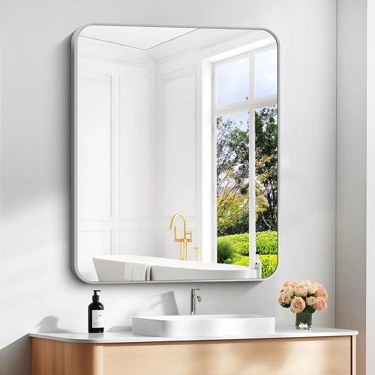 30" x 36"Bathroom Mirror, Decorative Rectangular Vanity Mirror