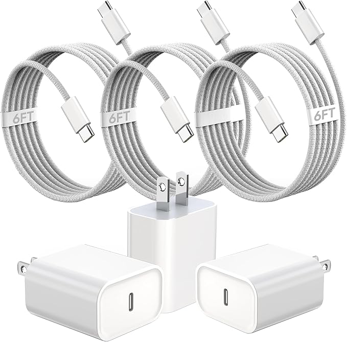 iPhone 17 16 15 Charger Fast Charging 20W Type C Charger Fast Charging by TrimDish