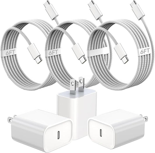 iPhone 17 16 15 Charger Fast Charging 20W Type C Charger Fast Charging by TrimDish