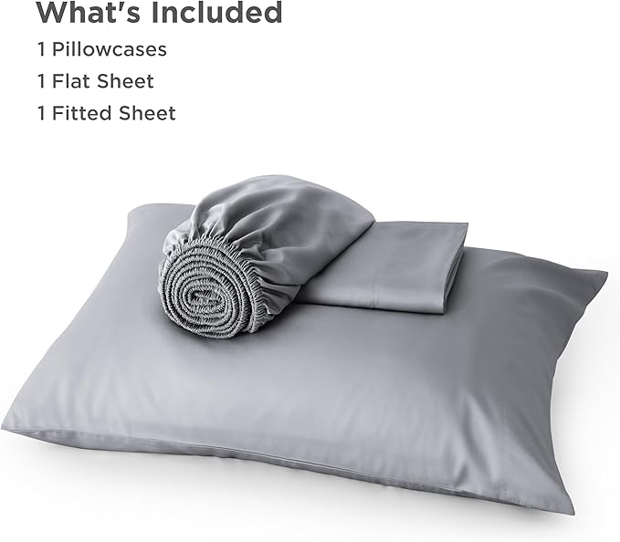 Bedsure Cooling Sheets Twin, Rayon Derived from Bamboo, Cooling Sheets - Image 5