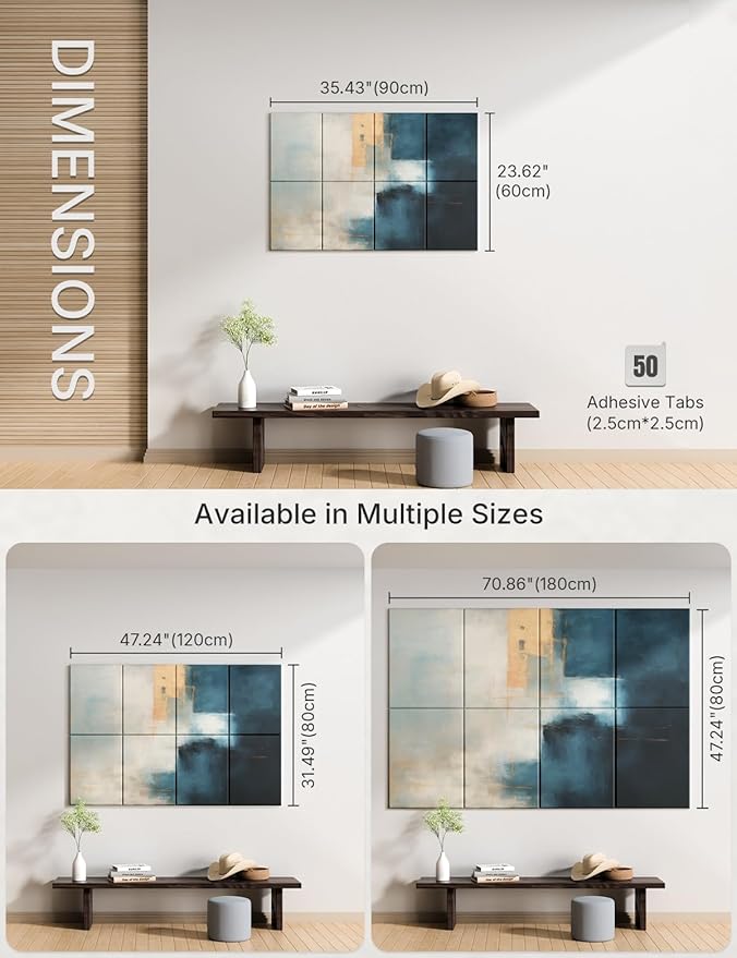 Wall Art Acoustic Panels, Decorative Sound Absorbing Panels - Image 5