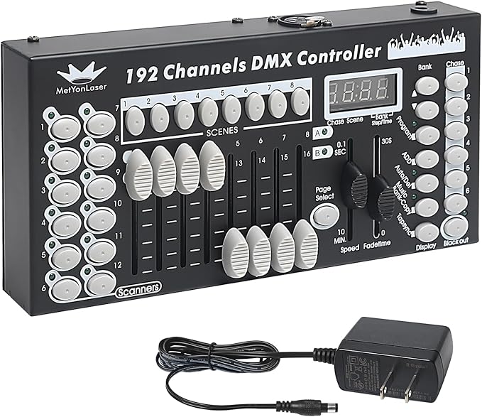 DMX Controller DMX Console, 192CH Dmx512 Console Controller Panel Use by MetYonLaser