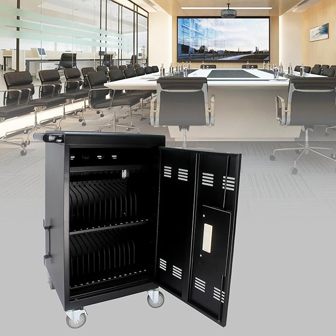 Aokleo 32 Devices Laptop Charging Cart - Image 3