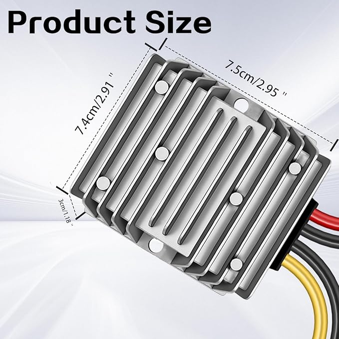 DC 36V/48V Step Down to 12V 20A 240W DC Converter Regulator Voltage Regulator - Image 7