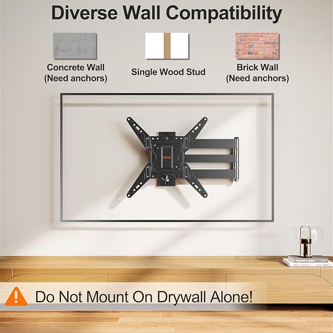 ELIVED 31.3 Inch Long Arm TV Mount - Image 9