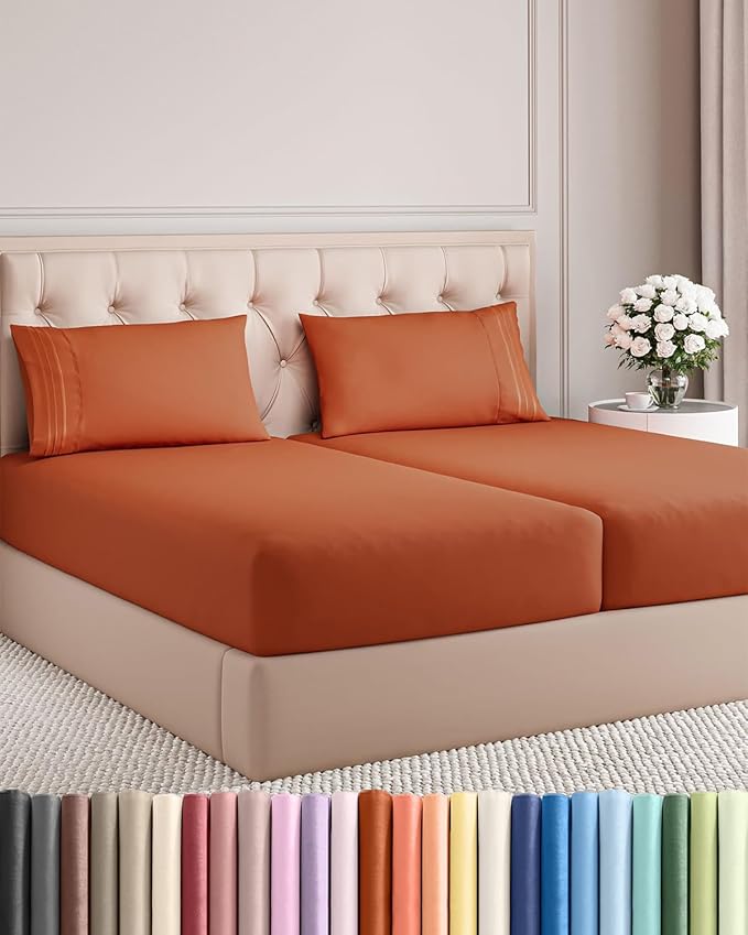 Split King Size 5 Piece Sheet Set by CGKUnlimited