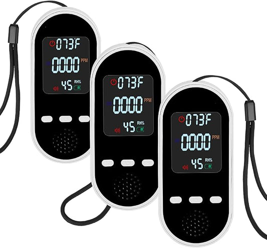 Vzmcov Portable Carbon Monoxide Detector Mini air Quality Monitor by Vzmcov