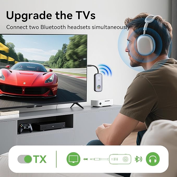 2025 Pro Bluetooth Receiver Transmitter, 2-in-1 Wireless Audio Adapter - Image 4