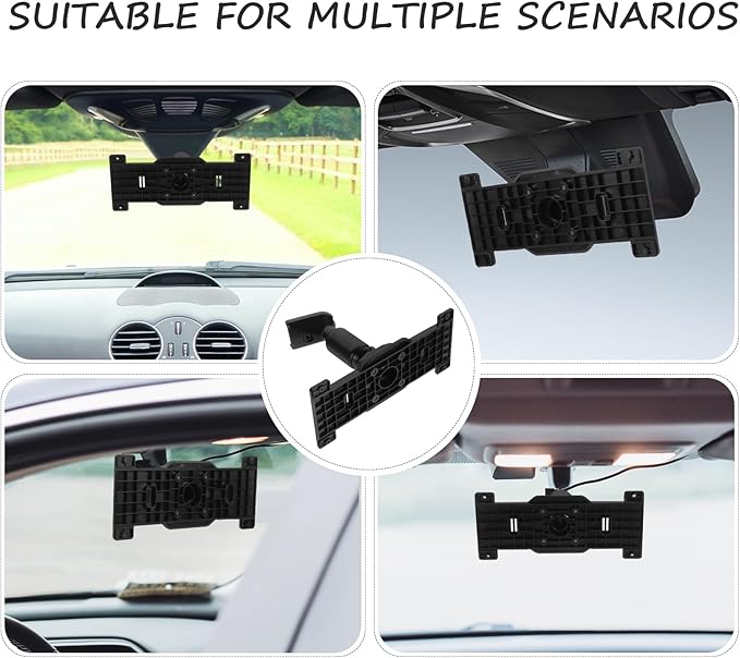 CALLARON 1 Set Dash Cam Mirror Mount Rear View Mirror Back Plate Panel Car Rear - Image 6