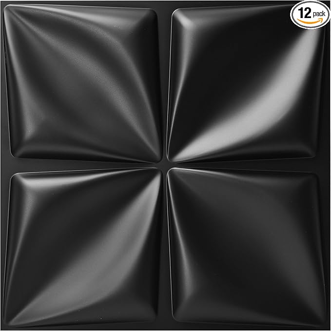 Art3d Decorative 3D Wall Panel, 32 Sq.FT PVC Interior Wall Decor by Art3d