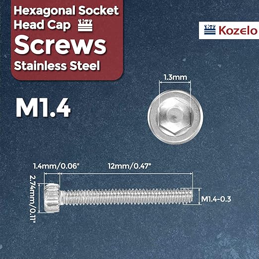 Kozelo 50pcs Socket Head Cap Screws - Image 2