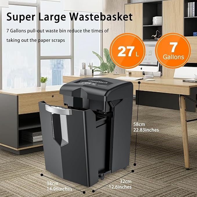 Bonsaii Shredder, 20 Sheets, Operates Continuously - Image 5