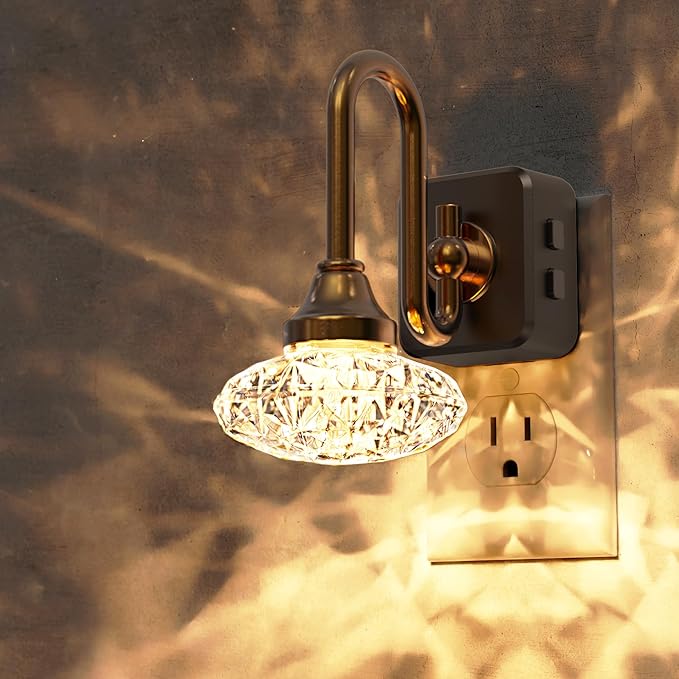 L LOHAS LED Night Lights Plug into Wall, 10-Color Changing RGB Floral Night by LLOHASLED