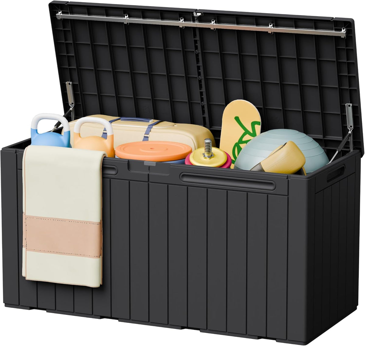 greesum 110 gallon outdoor storage box with lockable, main product view