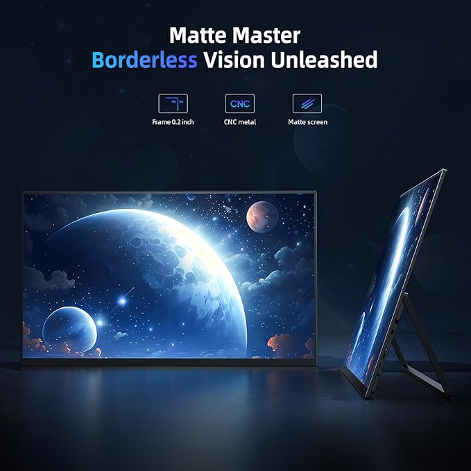Portable Monitor 18.5” | 120HZ 1ms Gaming Monitor | 125% sRGB | FreeSync - Image 6