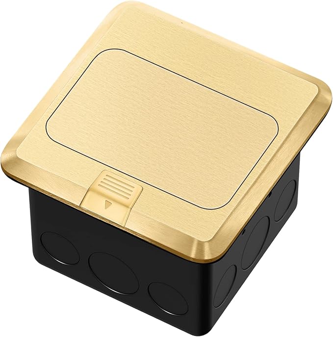 Vagueior Recessed Floor Electrical Outlet Kit, Waterproof Electrical Outlet - Image 7