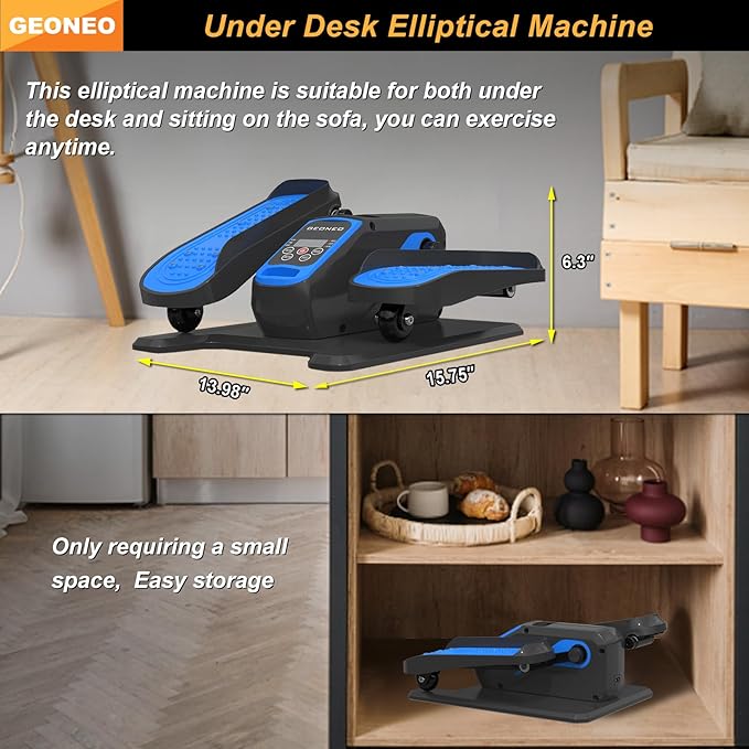 Under Desk Elliptical Machine, Electric Elliptical Exerciser - Image 2