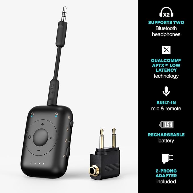 MEE audio Connect Air Pro Bluetooth Wireless Audio Transmitter & Receiver - Image 5