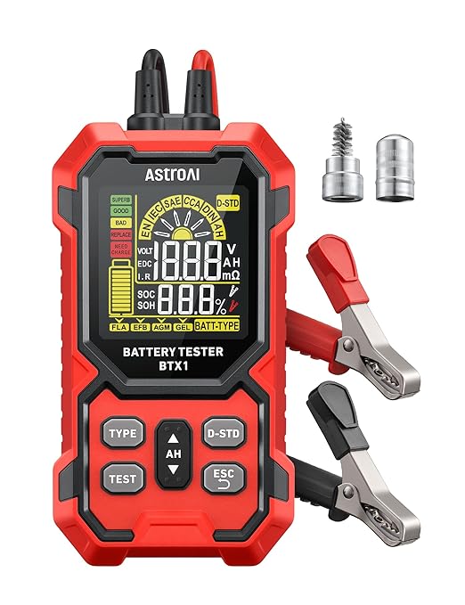AstroAI Car Battery Tester, 12V/24V Digital Automotive Meter Diagnostic Tool by AstroAI