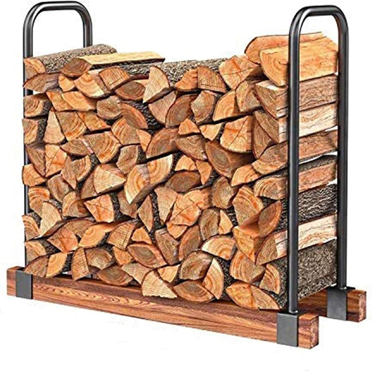 doeworks heavy duty firewood racks adjustable length log, main product view