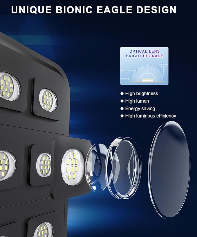 JAYNLT X-13000W Solar Street Lights Outdoor, Ultra-Large 6500K Commercial - Image 6