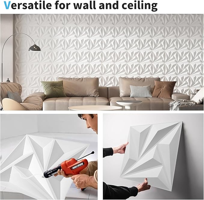 Art3d 20 Pack Decorative 3D Wall Panels, 19 Sq.feet PVC Interior Wall Décor - Image 9