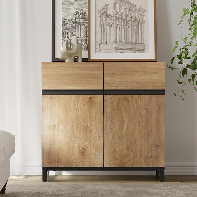 Wampat Modern TV Stand for 40 inch TVs, Entertainment Center Console - Image 3