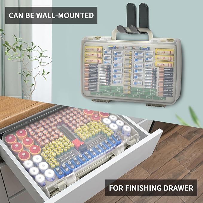 Aptbyte Battery Organizer Storage Holder Box Case - Image 8