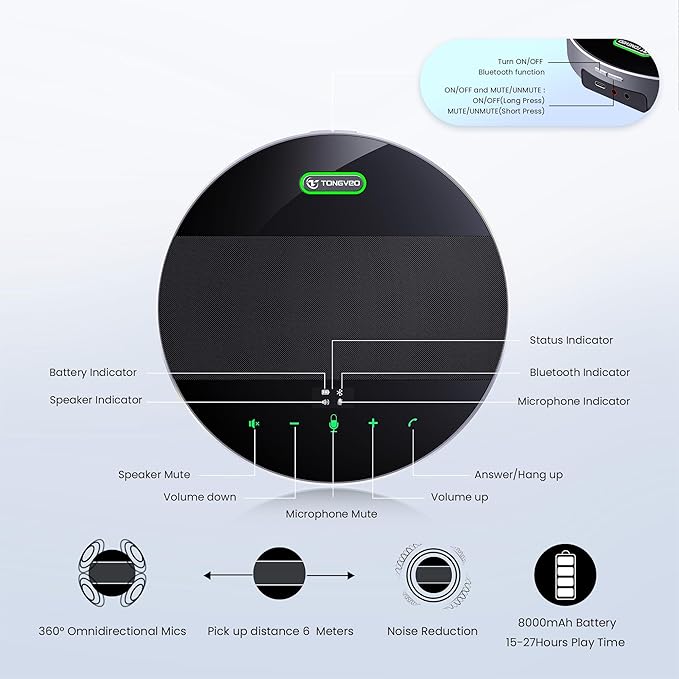 20x Zoom Conference Room Camera System TONGVEO All-in-1 Video and Audio - Image 8
