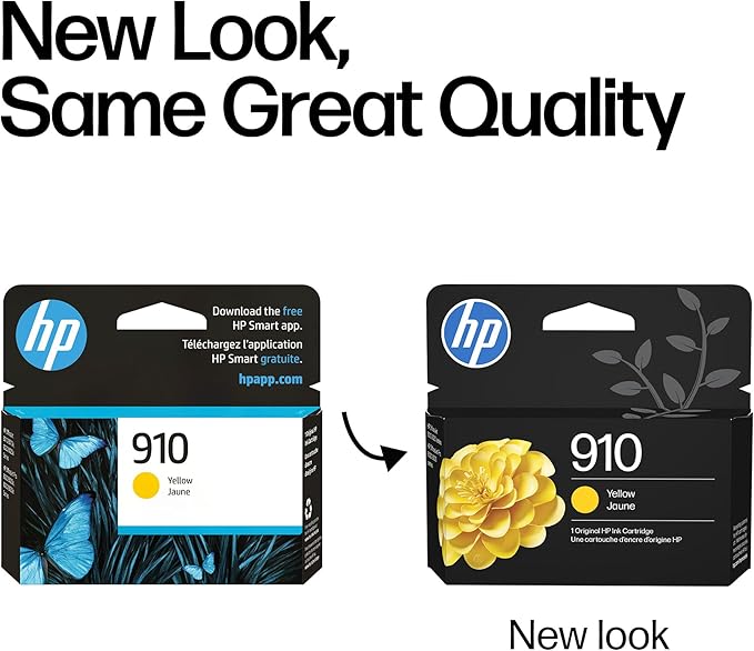 HP 910 Yellow Ink Cartridge | Works - Image 4