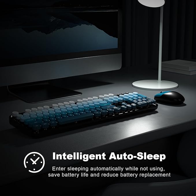 MOFII Wireless Keyboard and Mouse Combo, Full Size 2.4G Plug and Play - Image 4