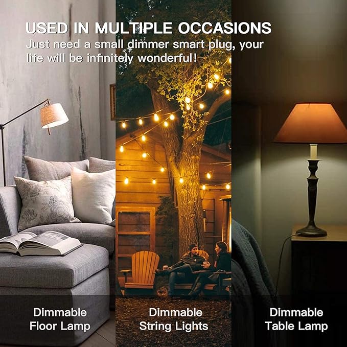 TREATLIFE Smart Dimmer Plug Outdoor Smart Plug Works - Image 9