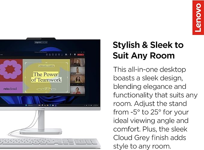 Lenovo IdeaCentre Everyday Tasks 24" Full HD All-in-One Desktop Computer • - Image 5