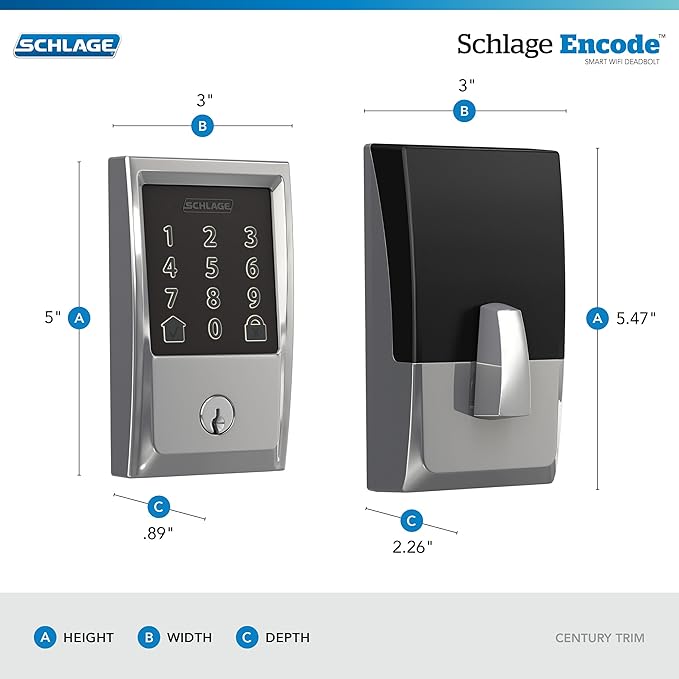 Schlage Encode Smart WiFi Deadbolt - Image 3