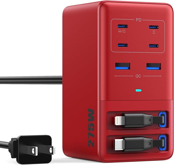 USB C Charger 275W Charging Station by FOCHEW
