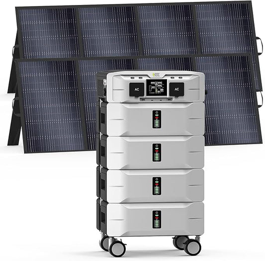 IEE SP5000 Solar Generator 5000W, 10.24kWh Power Station by EnerVikSolargeneratorforhomeuse