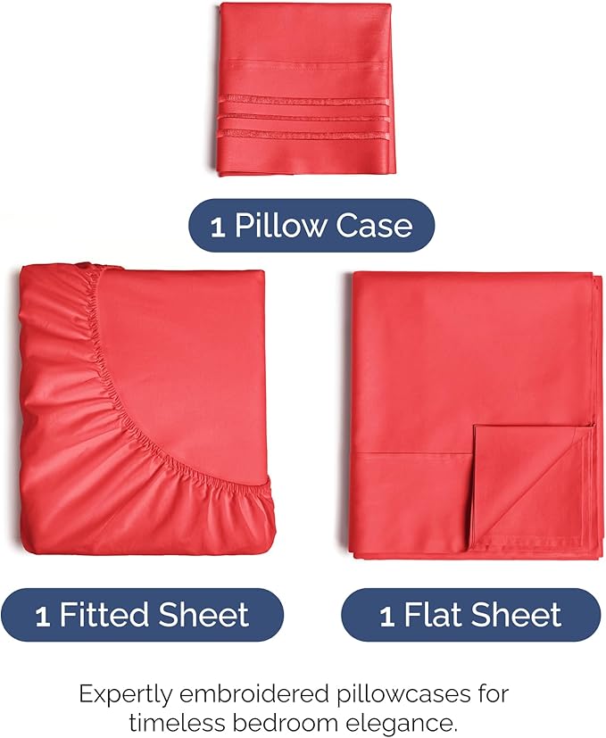 Twin XL Size 3 Piece Sheet Set - Image 2