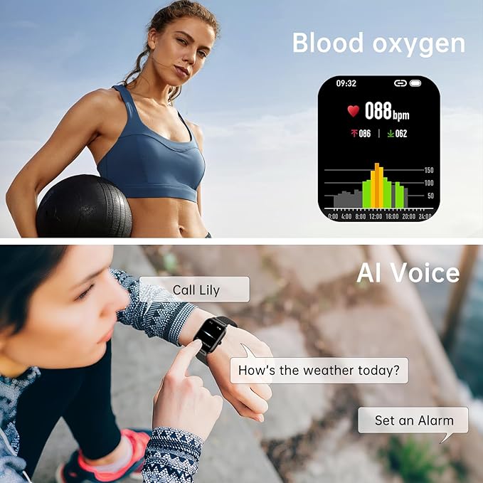 Smart Watch for Men Women Fitness: Waterproof Make Answer Call Running - Image 7